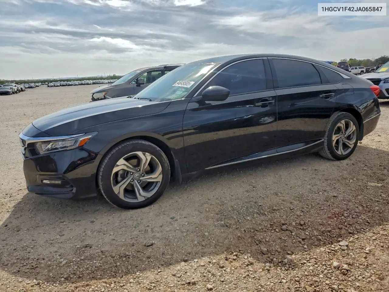 1HGCV1F42JA065847 2018 Honda Accord Ex