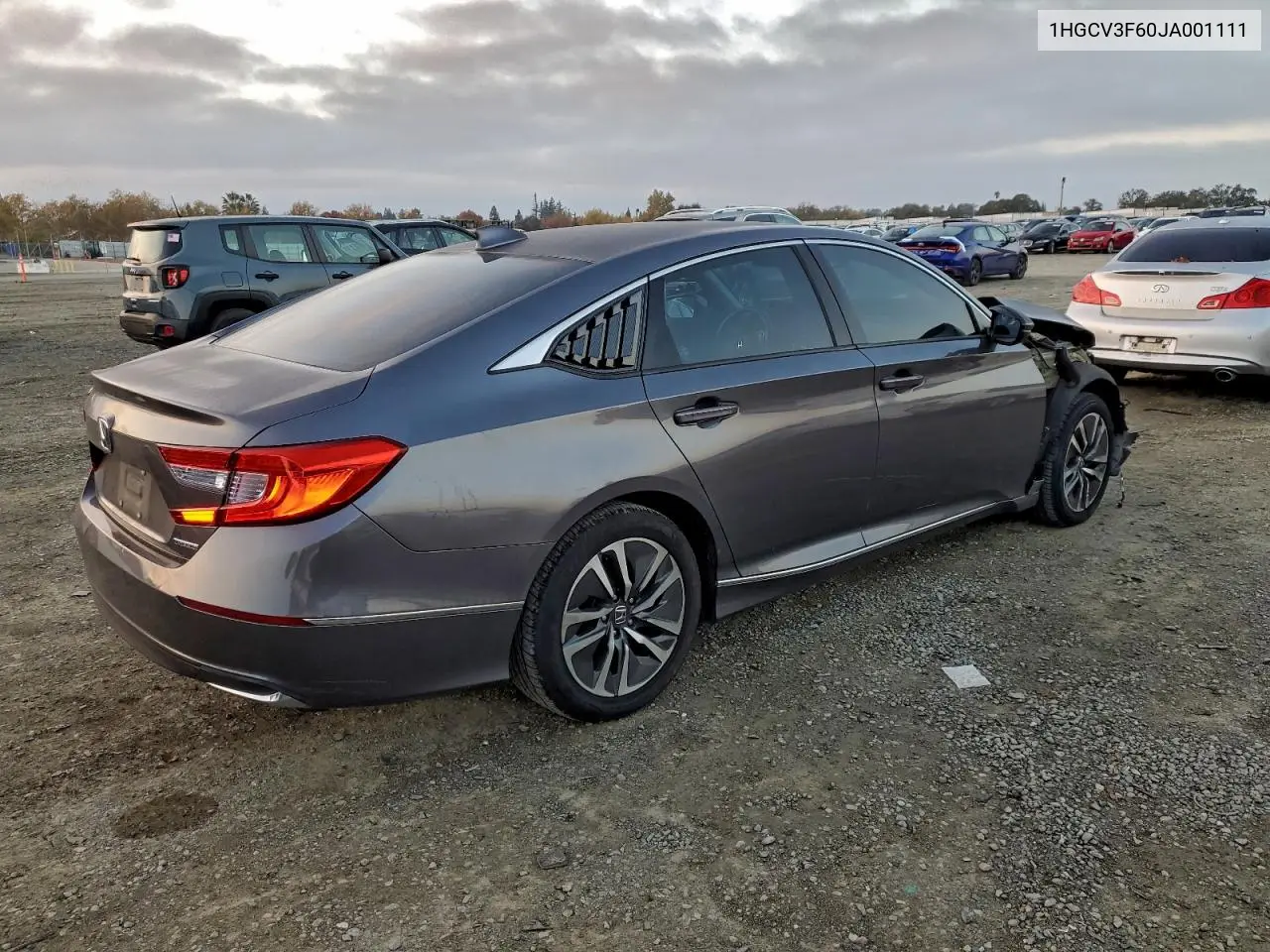 1HGCV3F60JA001111 2018 Honda Accord Hybrid Exl