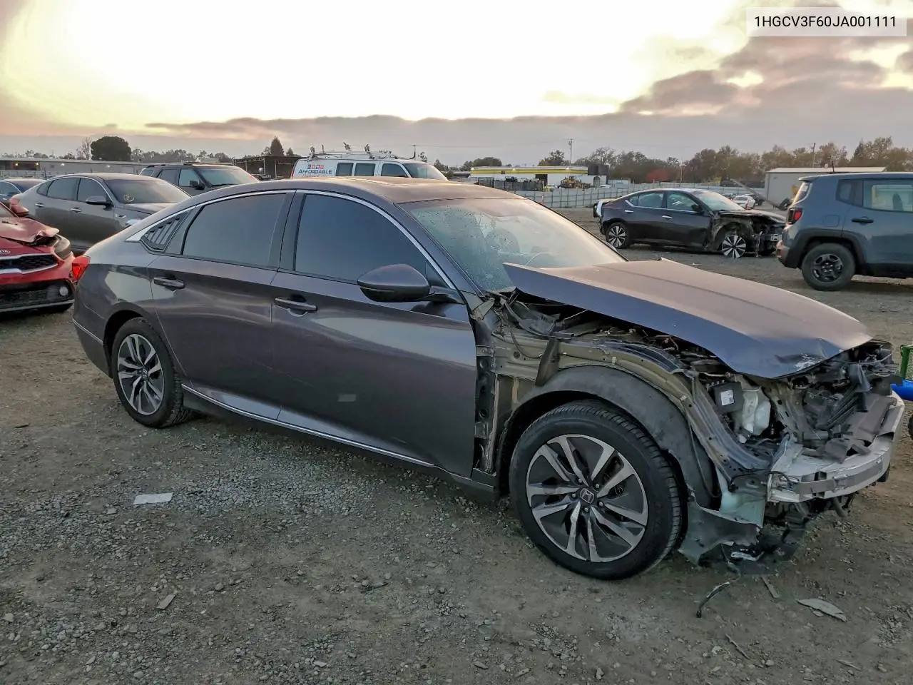 1HGCV3F60JA001111 2018 Honda Accord Hybrid Exl