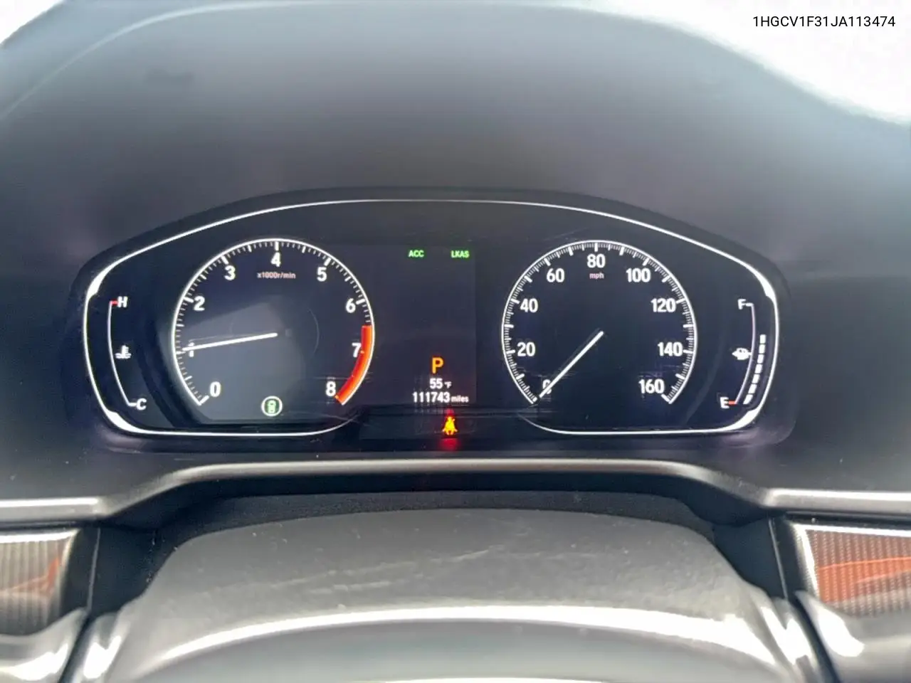 1HGCV1F31JA113474 2018 Honda Accord Sport