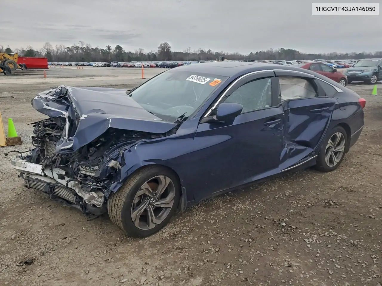 1HGCV1F43JA146050 2018 Honda Accord Ex