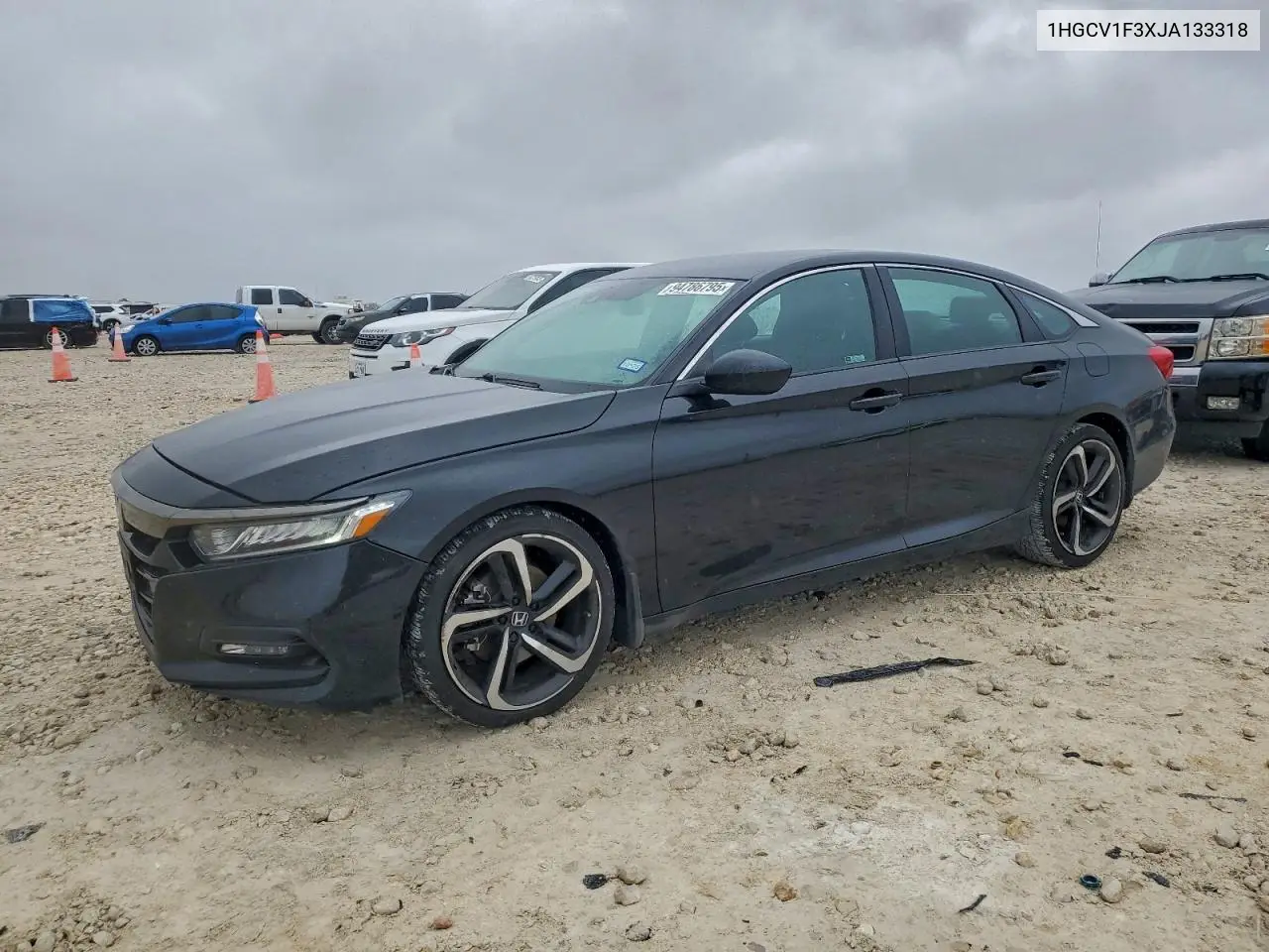 1HGCV1F3XJA133318 2018 Honda Accord Sport