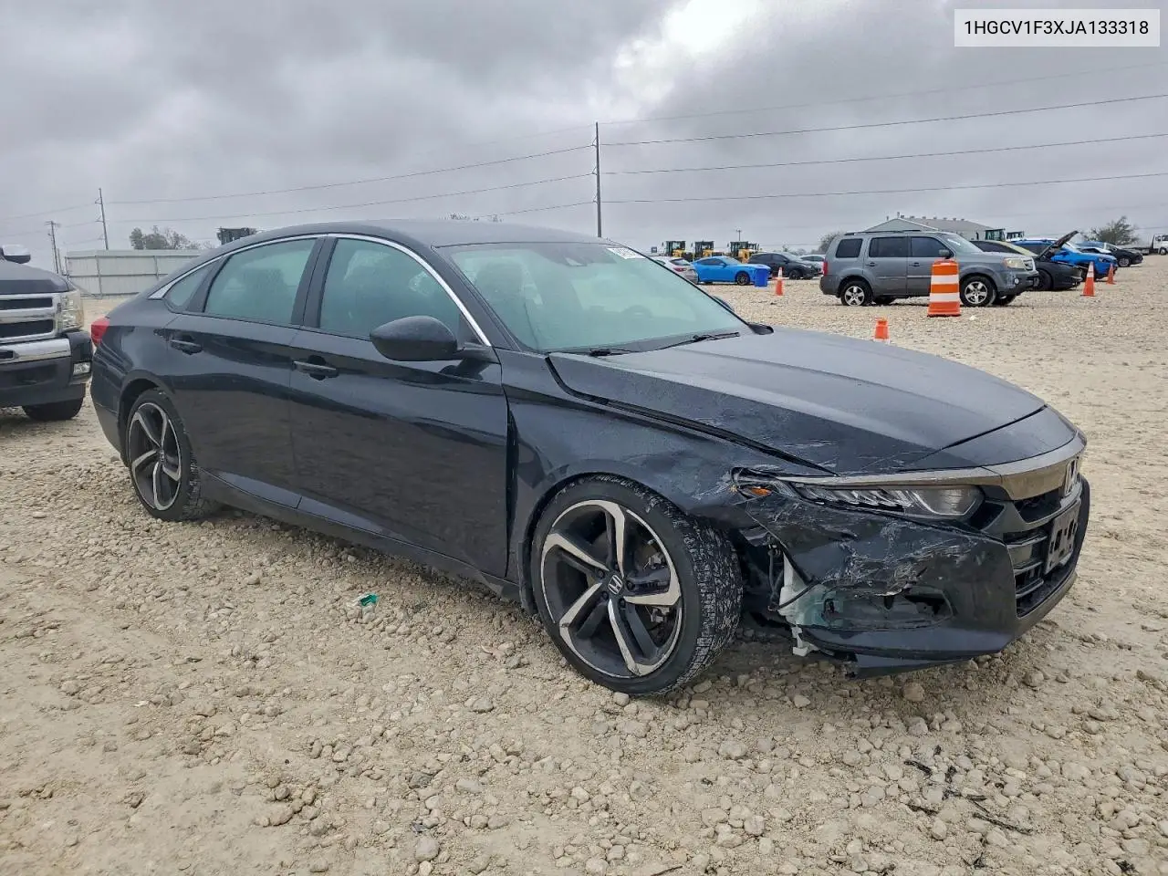 1HGCV1F3XJA133318 2018 Honda Accord Sport