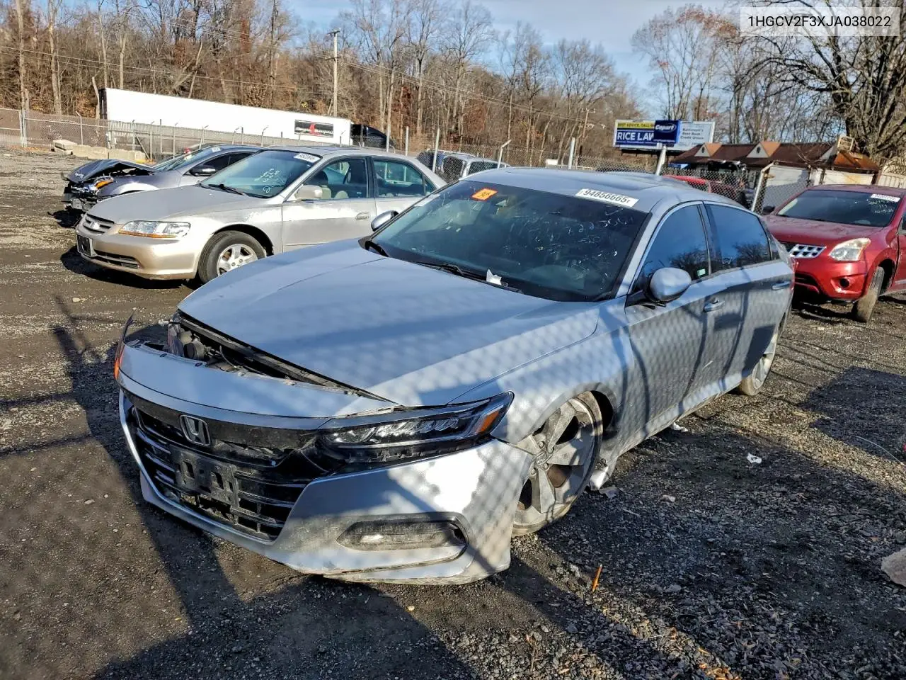 1HGCV2F3XJA038022 2018 Honda Accord Sport