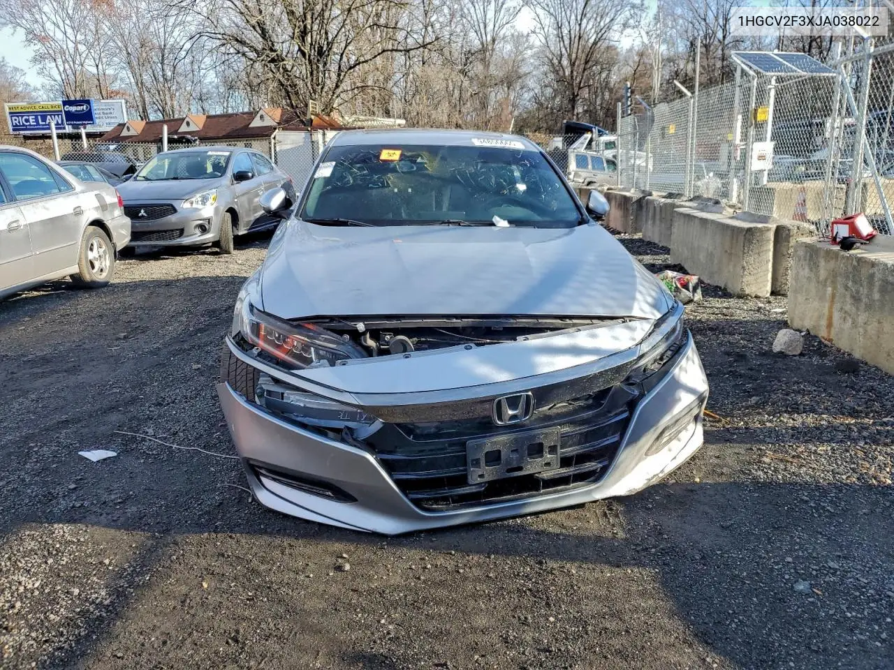 1HGCV2F3XJA038022 2018 Honda Accord Sport