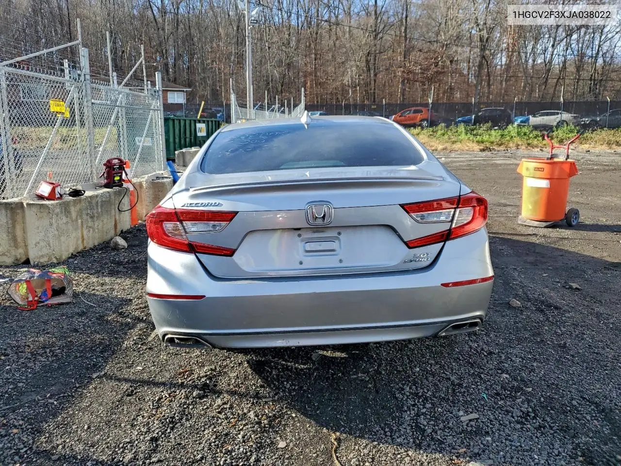 1HGCV2F3XJA038022 2018 Honda Accord Sport