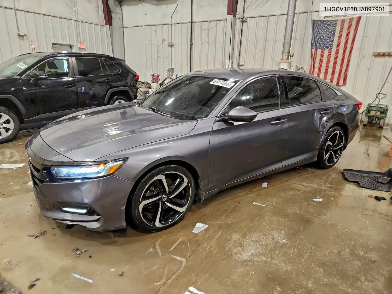 1HGCV1F30JA097901 2018 Honda Accord Sport