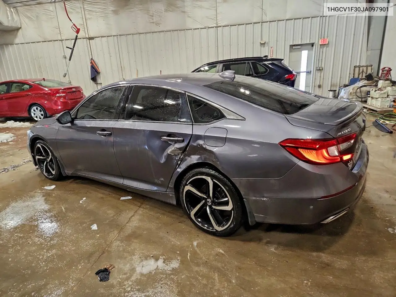 1HGCV1F30JA097901 2018 Honda Accord Sport