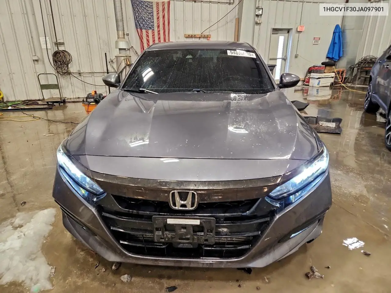1HGCV1F30JA097901 2018 Honda Accord Sport