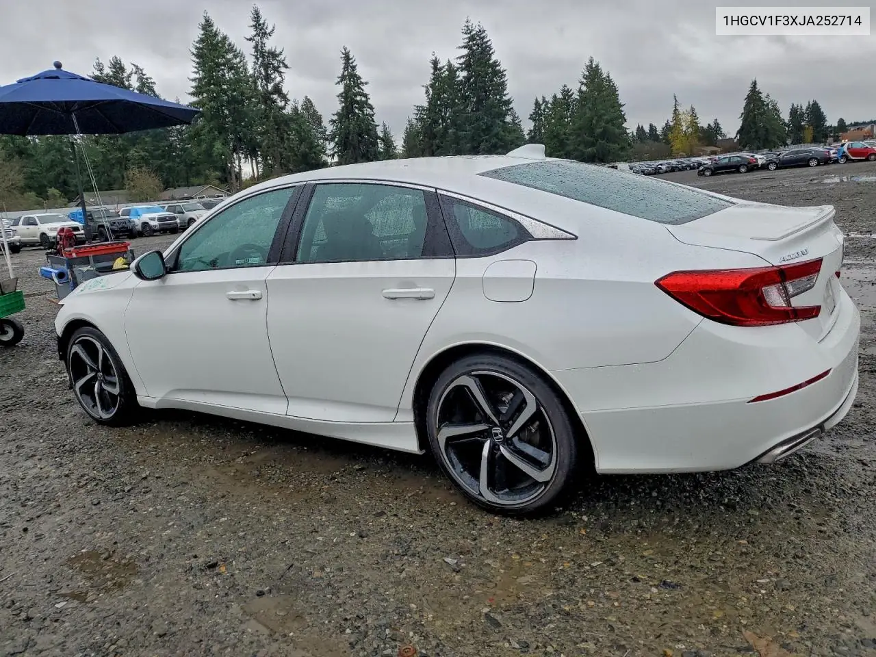 1HGCV1F3XJA252714 2018 Honda Accord Sport