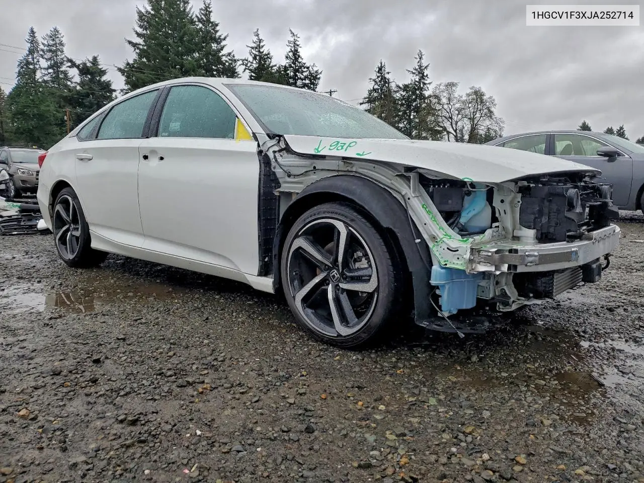 1HGCV1F3XJA252714 2018 Honda Accord Sport