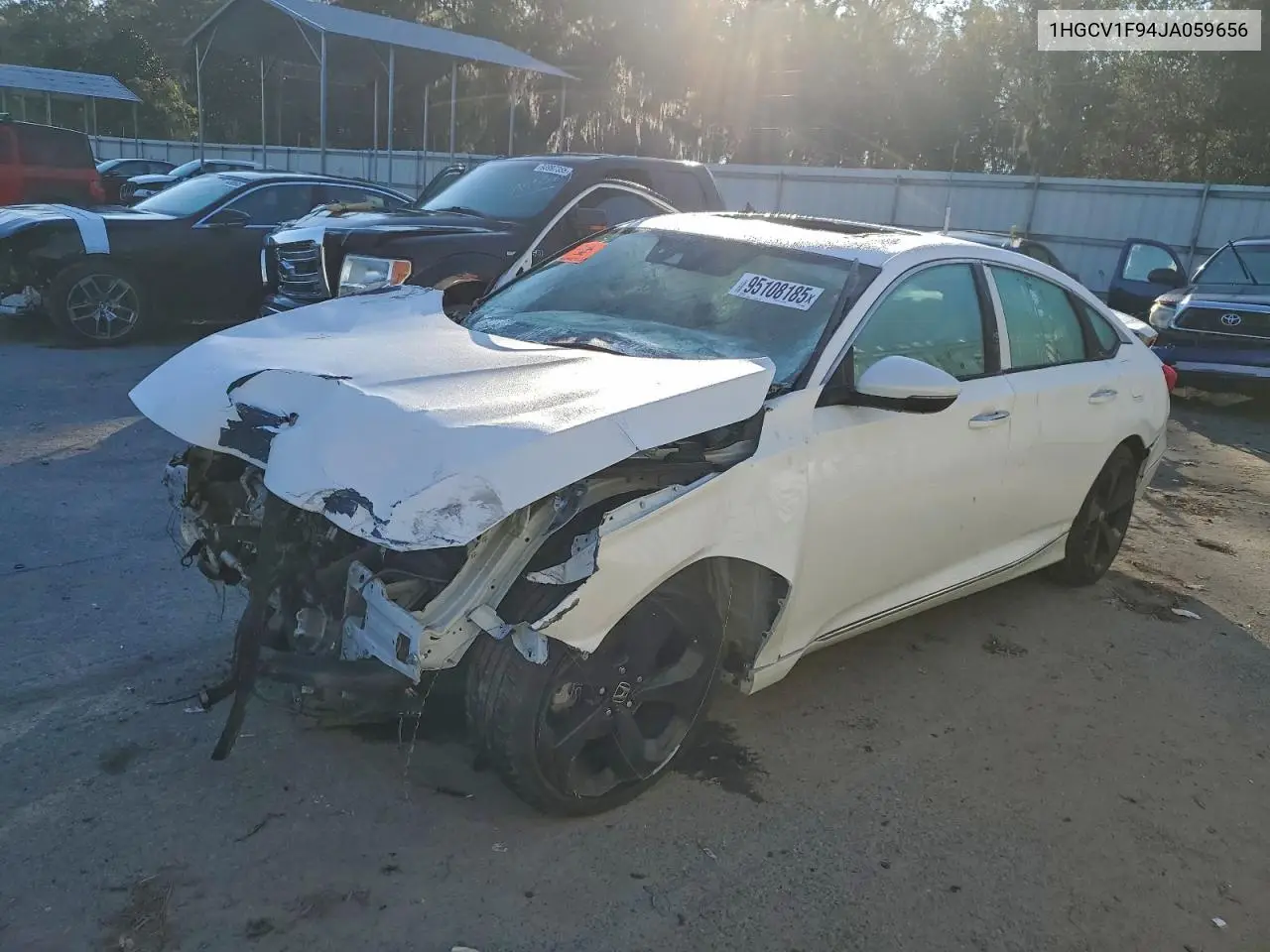 1HGCV1F94JA059656 2018 Honda Accord Touring