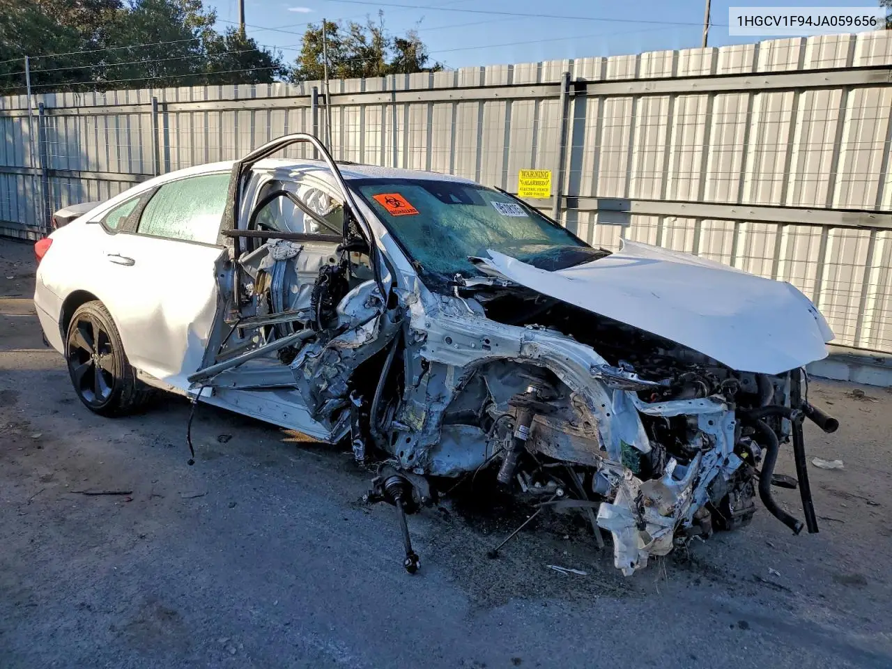 1HGCV1F94JA059656 2018 Honda Accord Touring