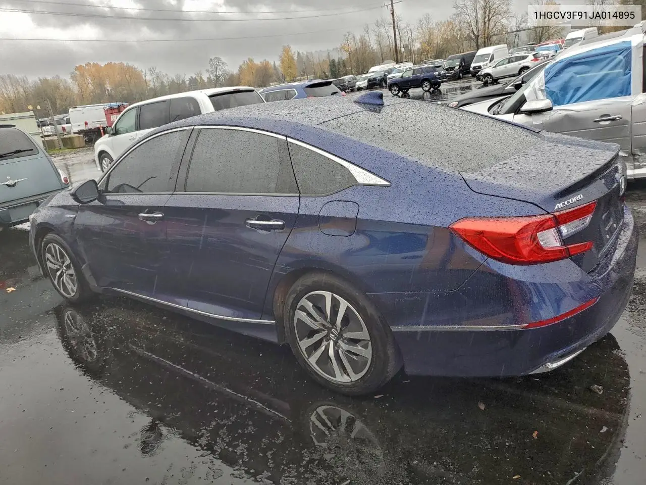 1HGCV3F91JA014895 2018 Honda Accord Touring Hybrid