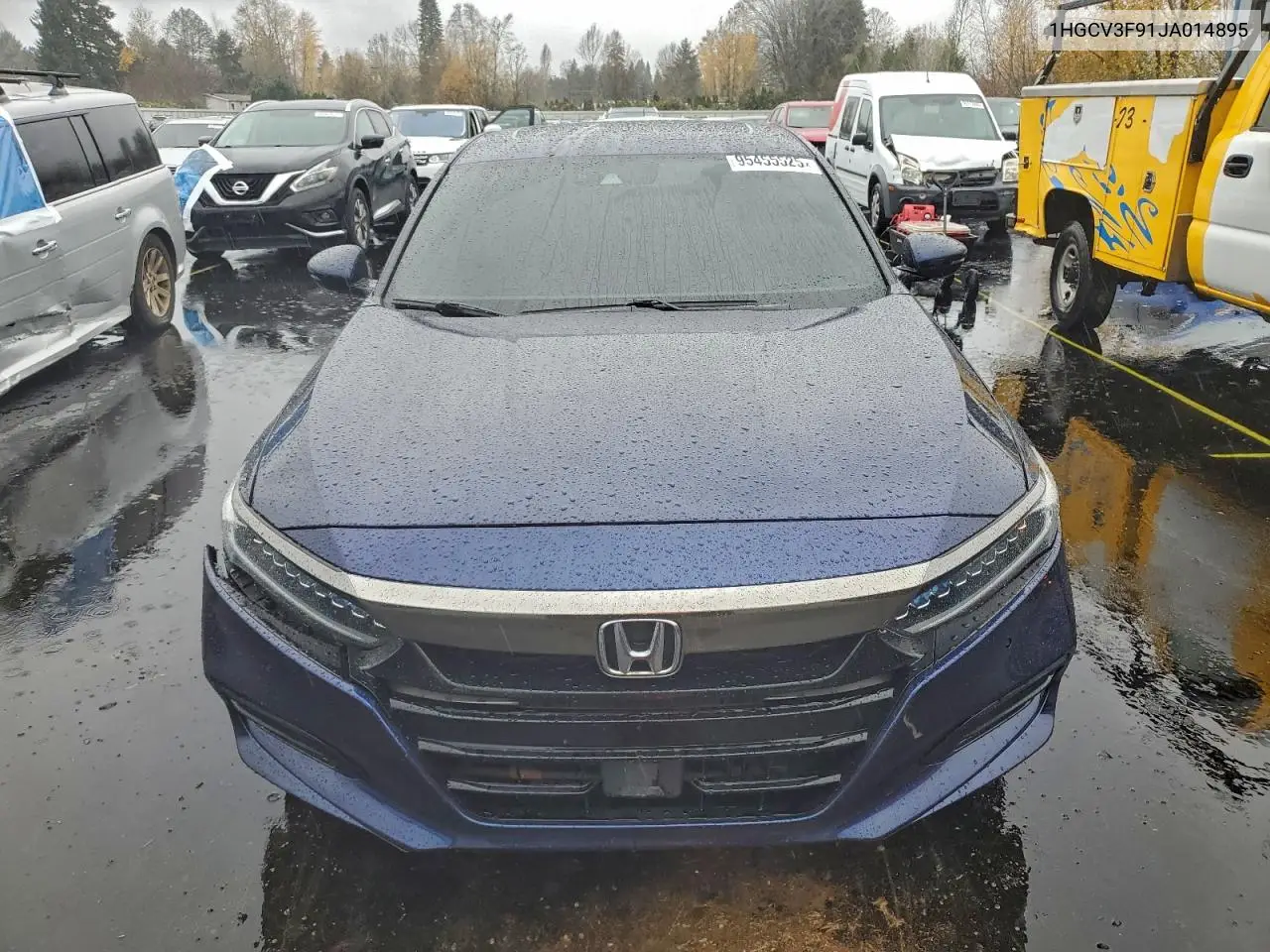 1HGCV3F91JA014895 2018 Honda Accord Touring Hybrid