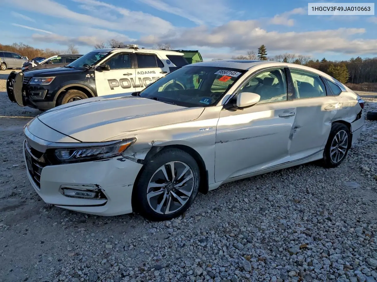 1HGCV3F49JA010663 2018 Honda Accord Hybrid Ex