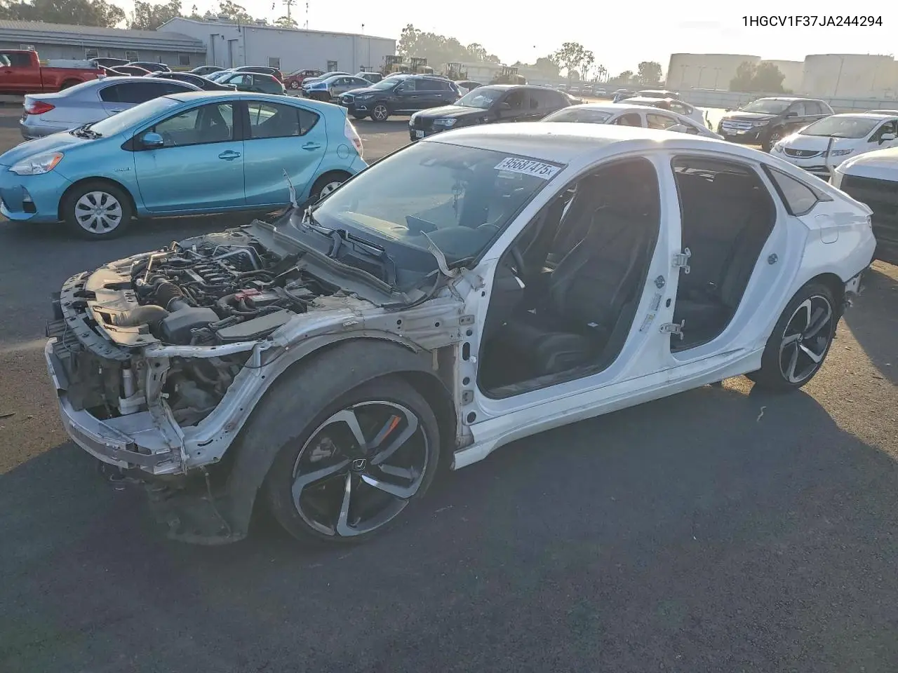 1HGCV1F37JA244294 2018 Honda Accord Sport