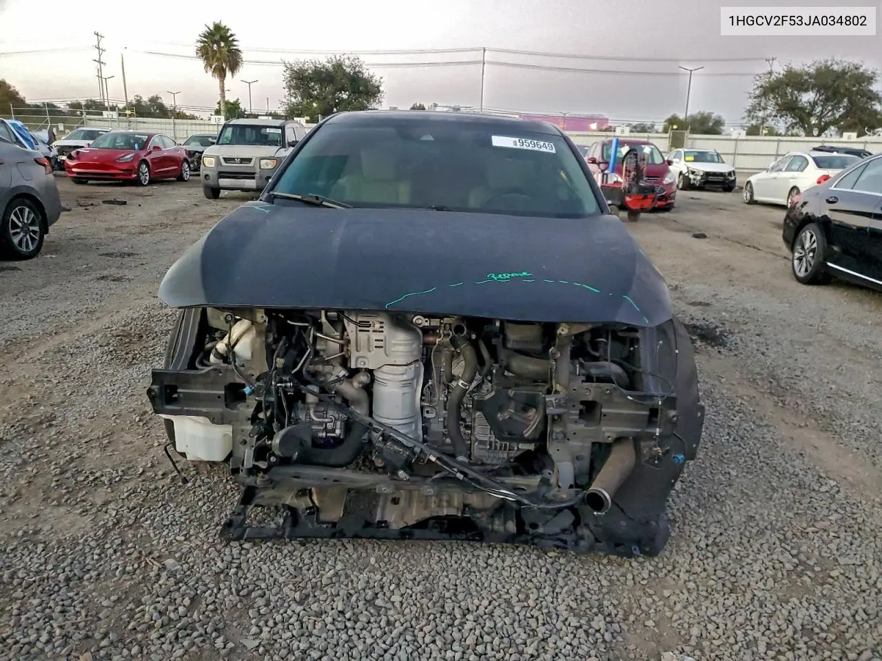 1HGCV2F53JA034802 2018 Honda Accord Exl