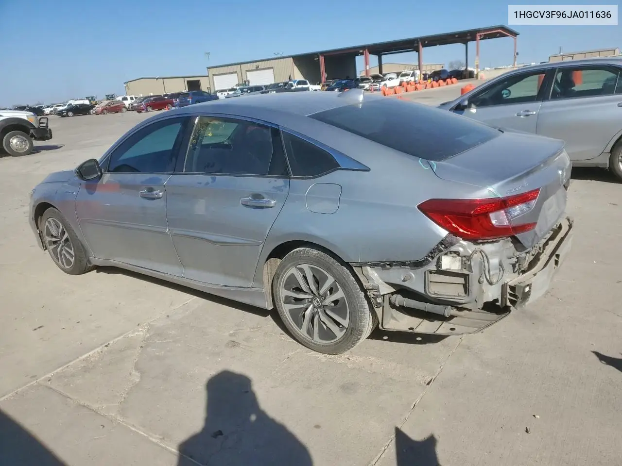 1HGCV3F96JA011636 2018 Honda Accord Touring Hybrid