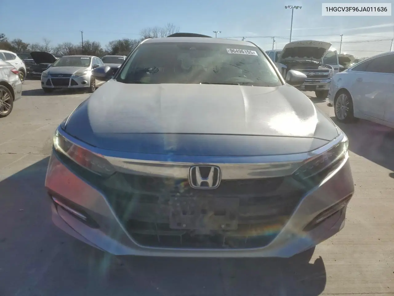 1HGCV3F96JA011636 2018 Honda Accord Touring Hybrid