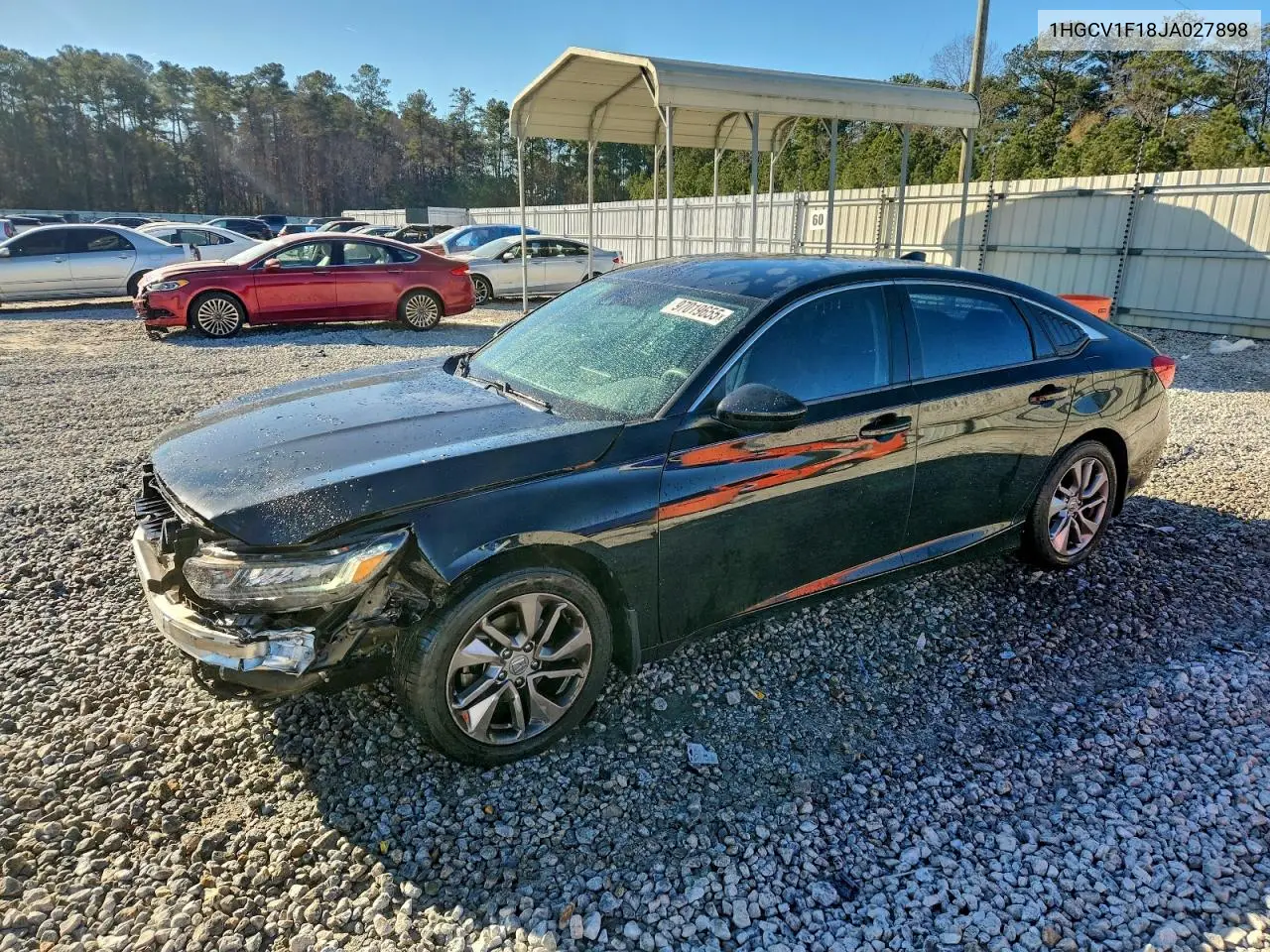 1HGCV1F18JA027898 2018 Honda Accord Lx