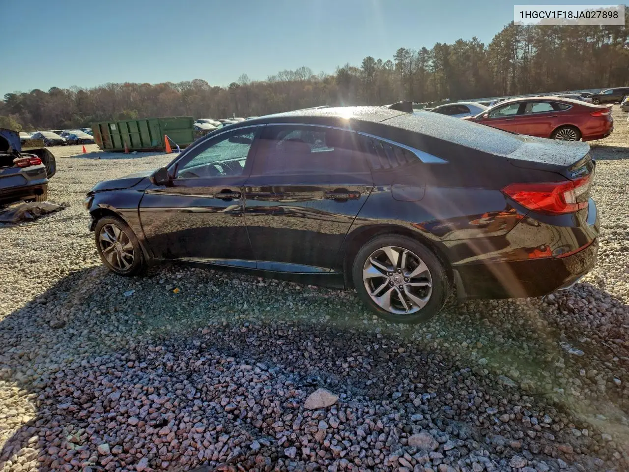 1HGCV1F18JA027898 2018 Honda Accord Lx
