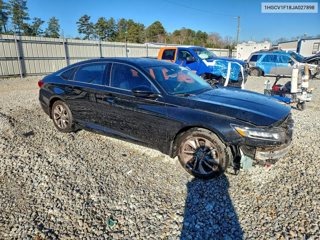 1HGCV1F18JA027898 2018 Honda Accord Lx