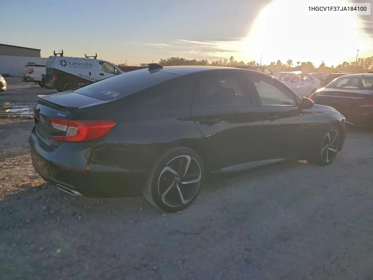 1HGCV1F37JA184100 2018 Honda Accord Sport