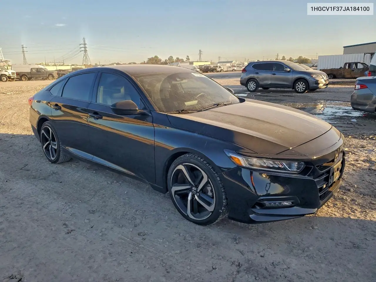 1HGCV1F37JA184100 2018 Honda Accord Sport
