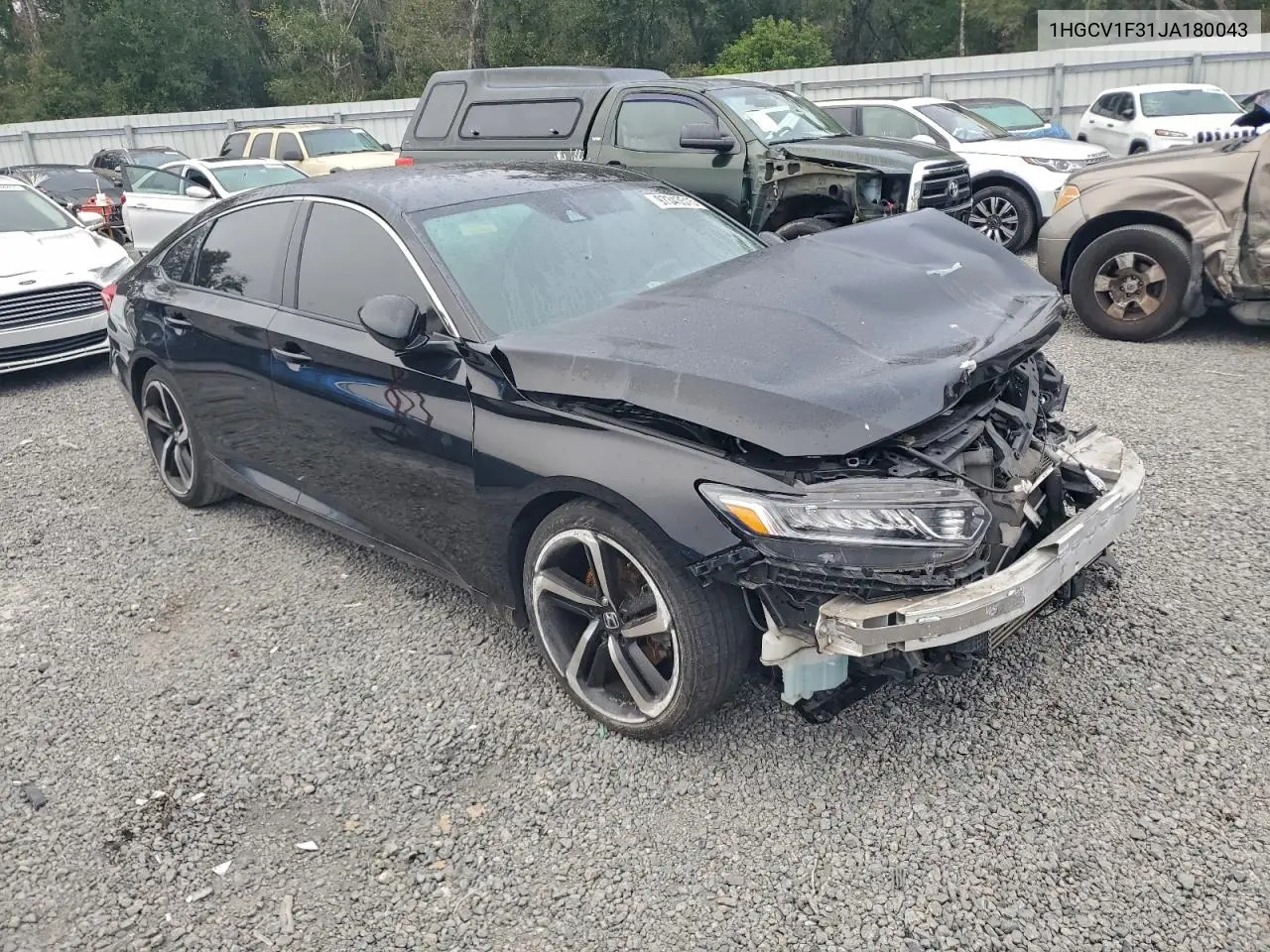 1HGCV1F31JA180043 2018 Honda Accord Sport