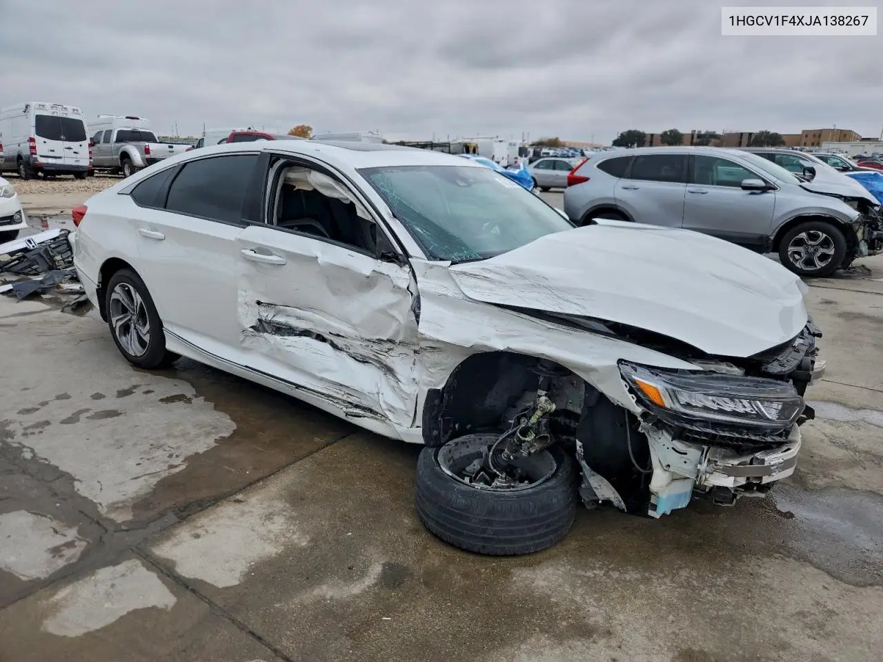 1HGCV1F4XJA138267 2018 Honda Accord Ex