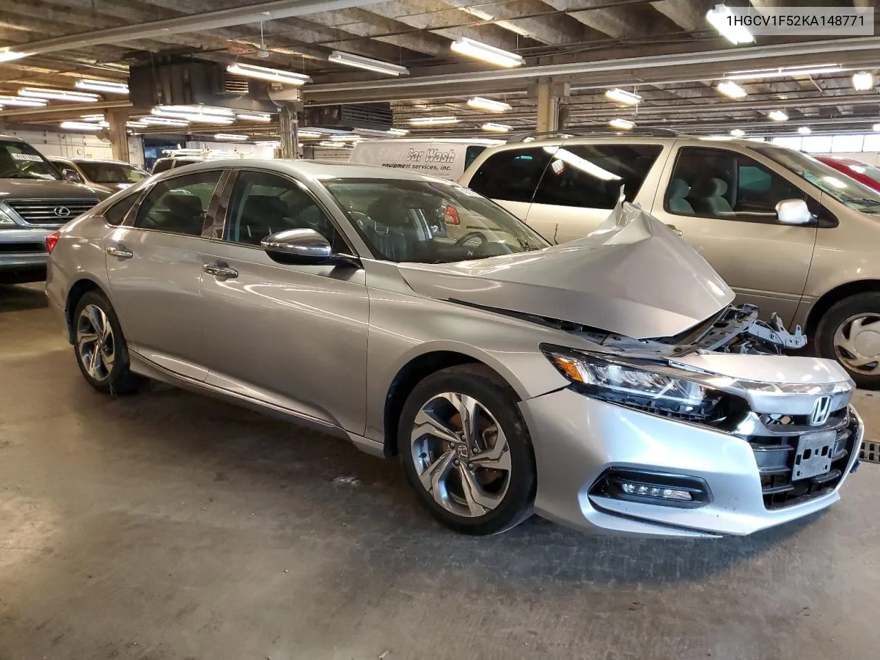 2019 Honda Accord Exl VIN: 1HGCV1F52KA148771 Lot: 49141064