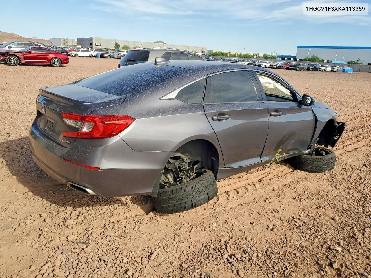 1HGCV1F3XKA113359 2019 Honda Accord Sport