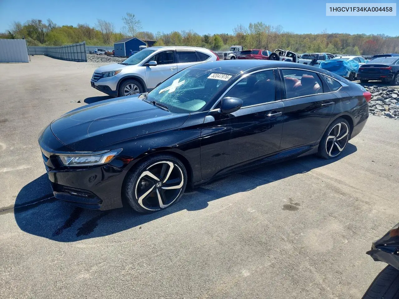 1HGCV1F34KA004458 2019 Honda Accord Sport