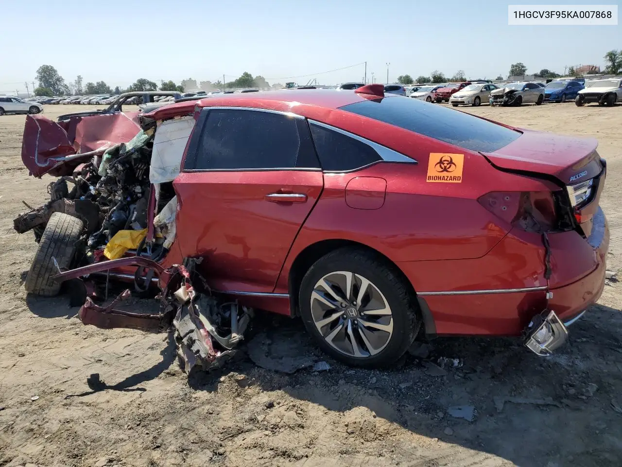 1HGCV3F95KA007868 2019 Honda Accord Touring Hybrid
