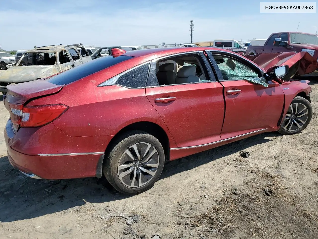 1HGCV3F95KA007868 2019 Honda Accord Touring Hybrid
