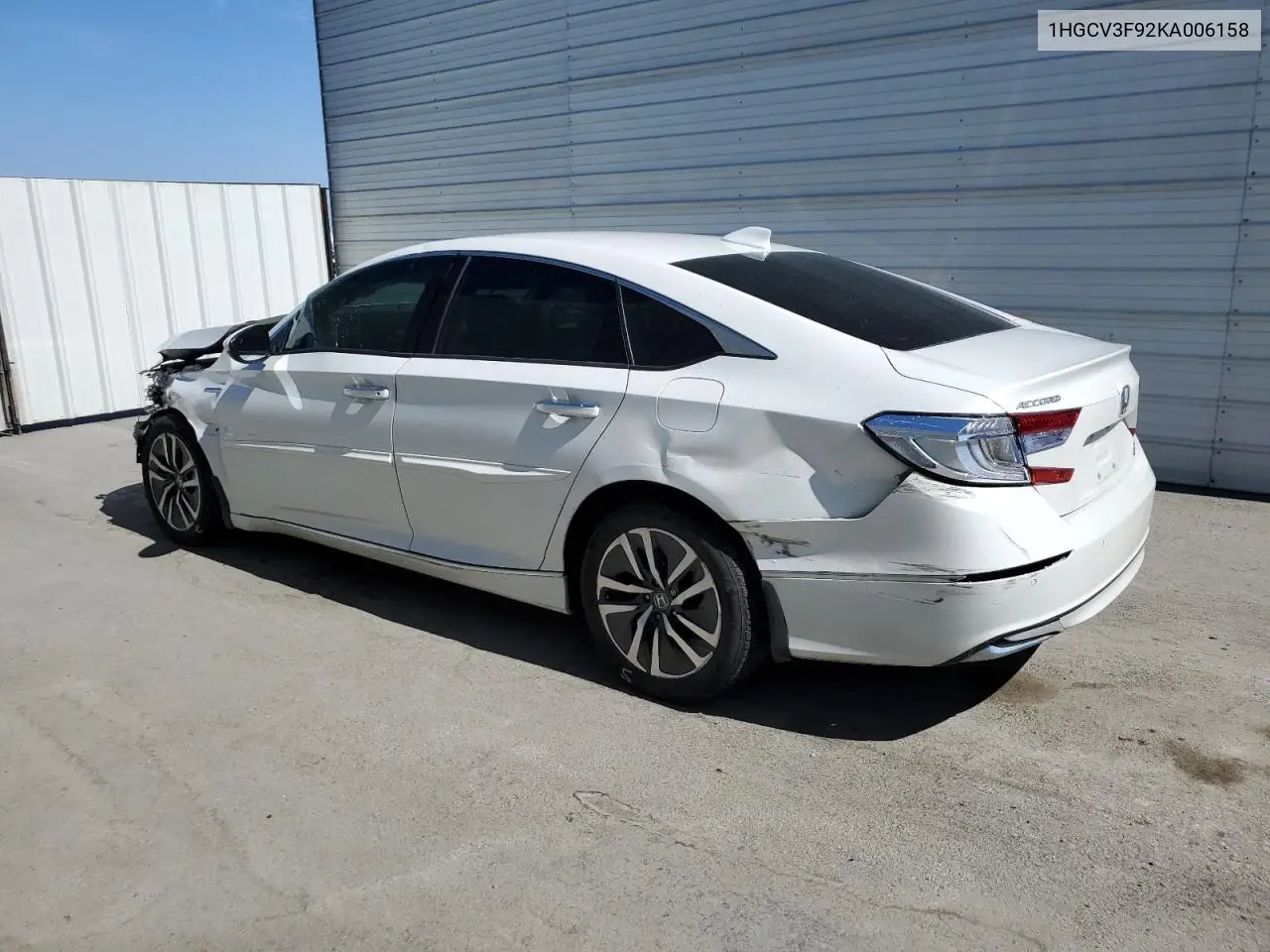 1HGCV3F92KA006158 2019 Honda Accord Touring Hybrid