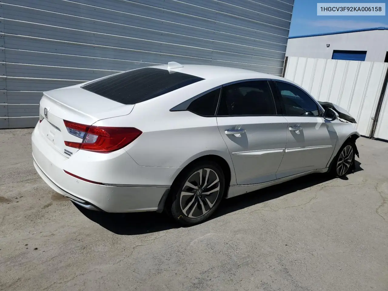 1HGCV3F92KA006158 2019 Honda Accord Touring Hybrid