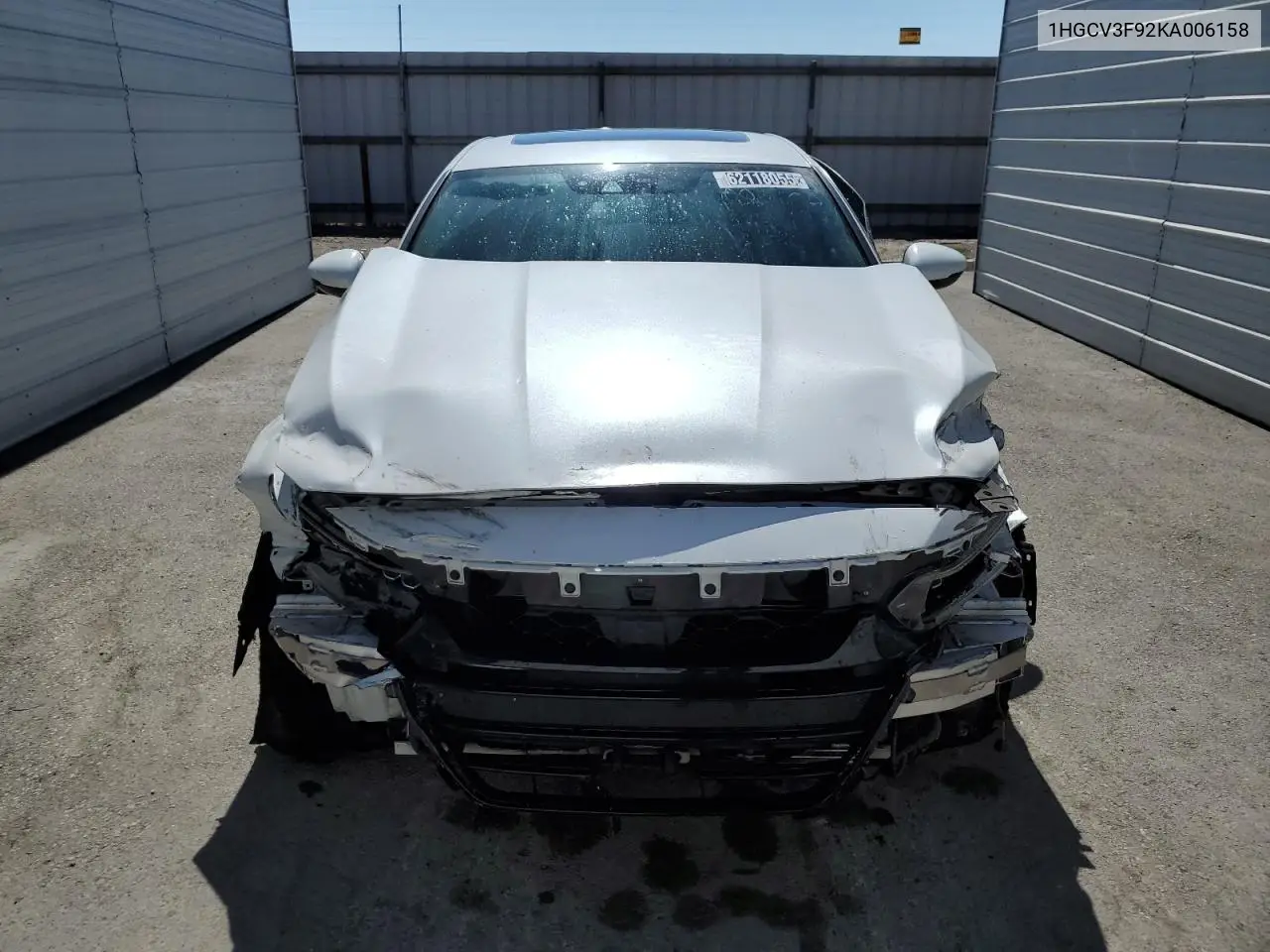 1HGCV3F92KA006158 2019 Honda Accord Touring Hybrid