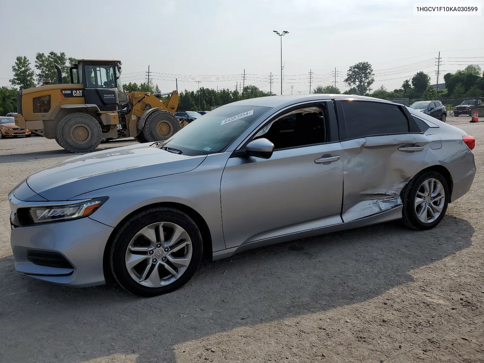 1HGCV1F10KA030599 2019 Honda Accord Lx