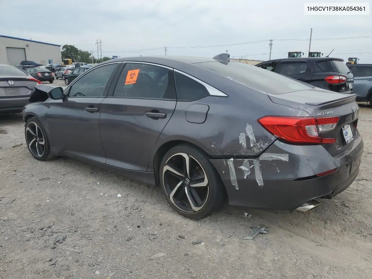 1HGCV1F38KA054361 2019 Honda Accord Sport