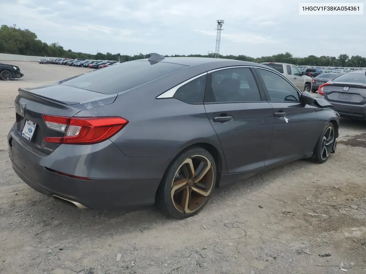 1HGCV1F38KA054361 2019 Honda Accord Sport