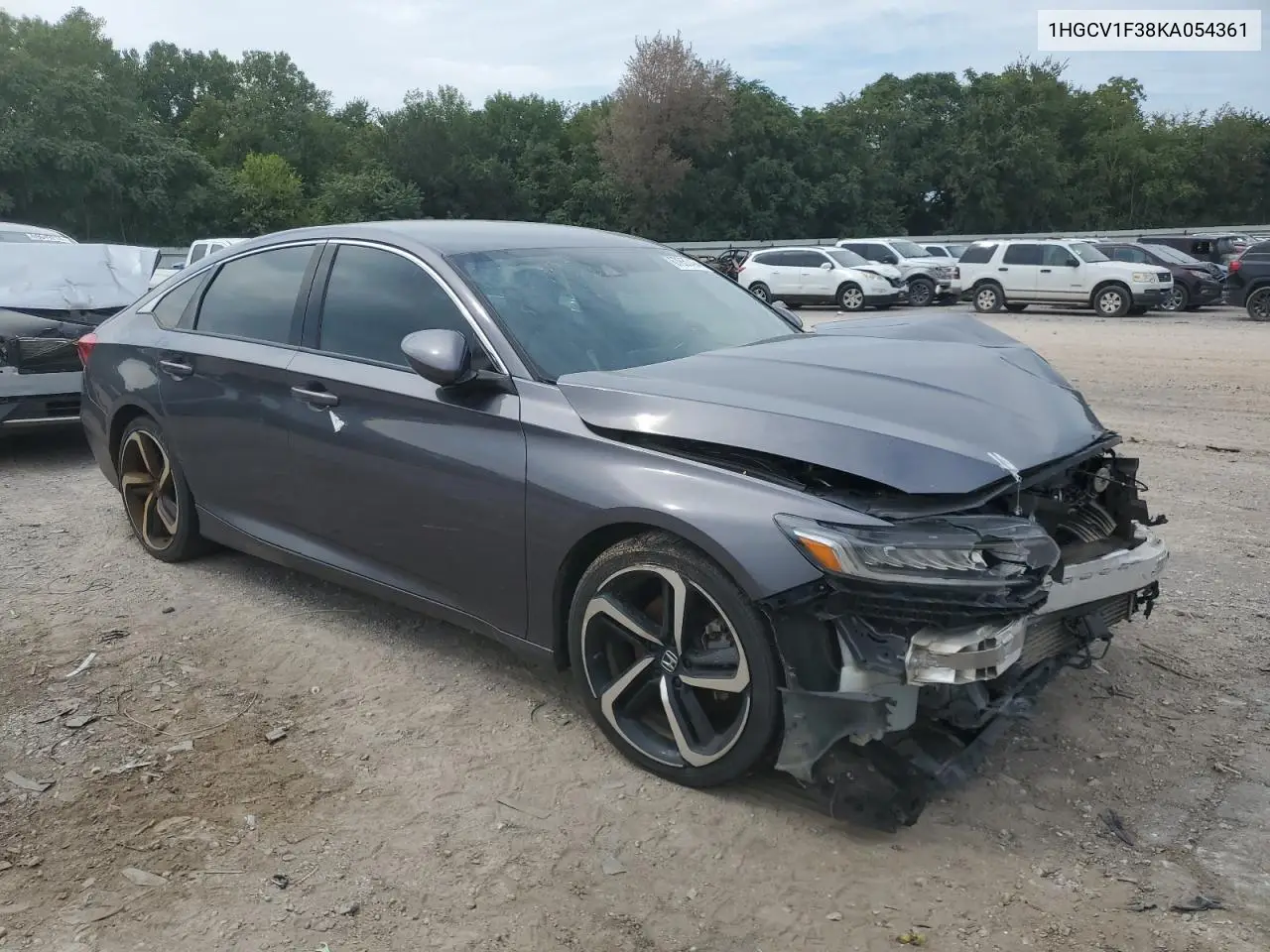 1HGCV1F38KA054361 2019 Honda Accord Sport