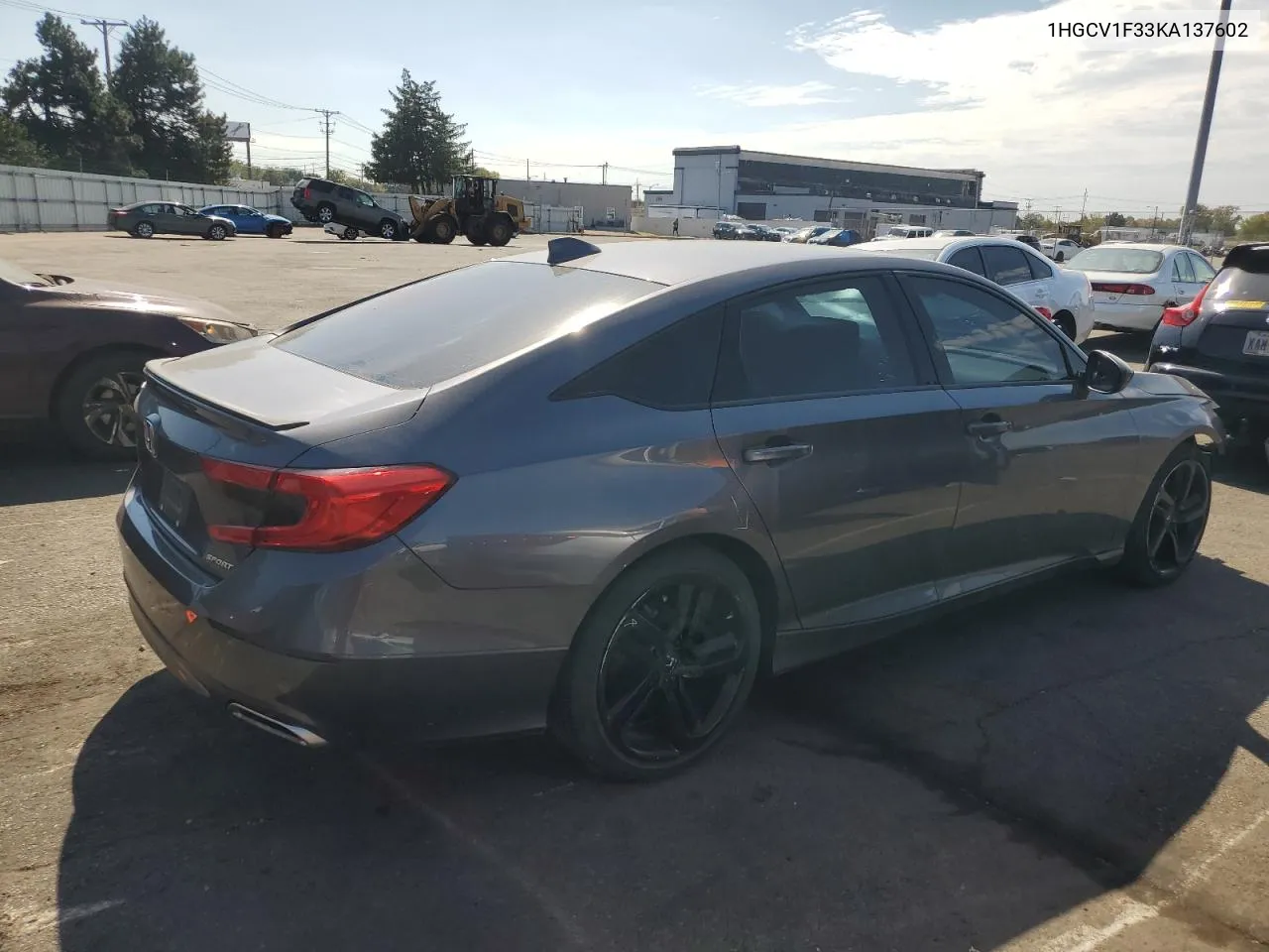 1HGCV1F33KA137602 2019 Honda Accord Sport