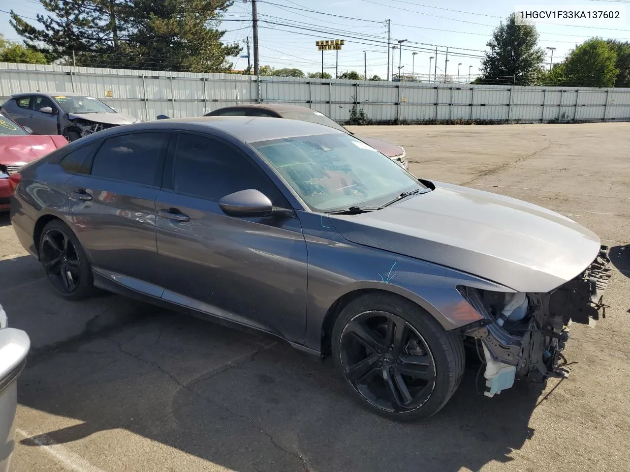 2019 Honda Accord Sport VIN: 1HGCV1F33KA137602 Lot: 70506324