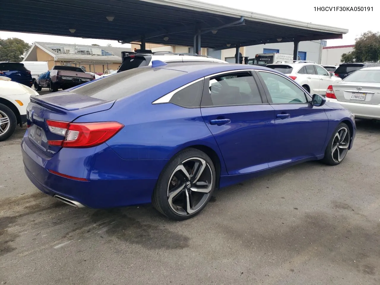 1HGCV1F30KA050191 2019 Honda Accord Sport