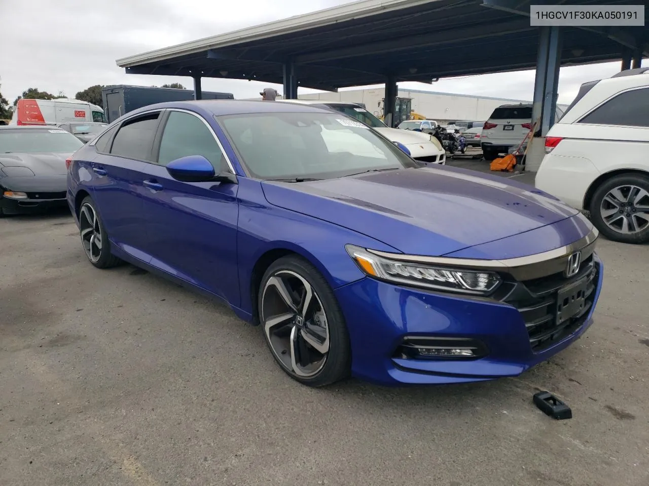 1HGCV1F30KA050191 2019 Honda Accord Sport