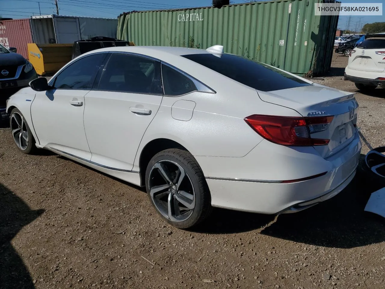 2019 Honda Accord Hybrid Exl VIN: 1HGCV3F58KA021695 Lot: 72204814