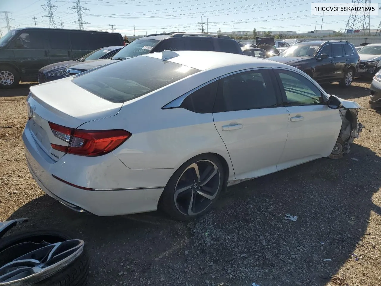 1HGCV3F58KA021695 2019 Honda Accord Hybrid Exl