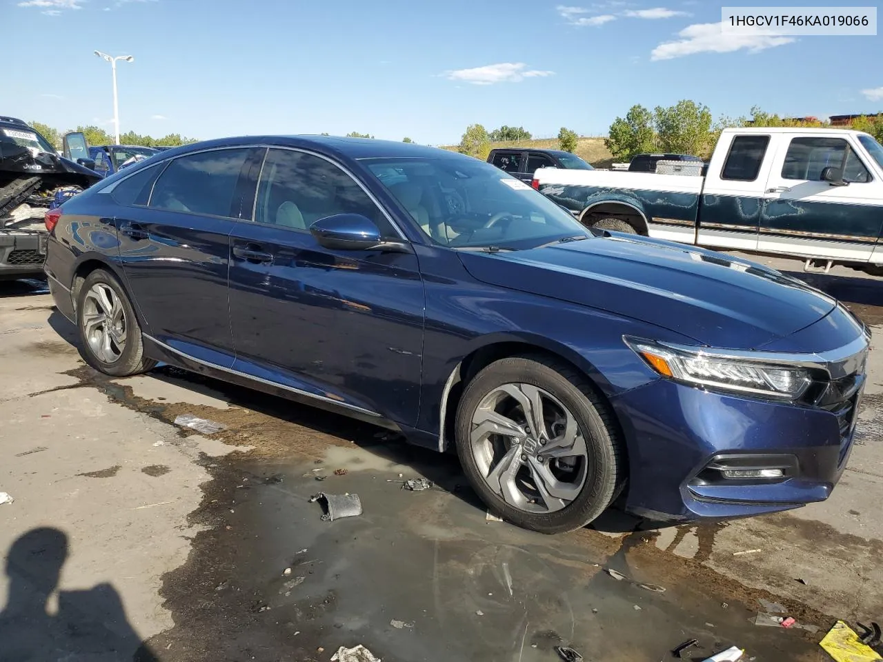 2019 Honda Accord Ex VIN: 1HGCV1F46KA019066 Lot: 72397384